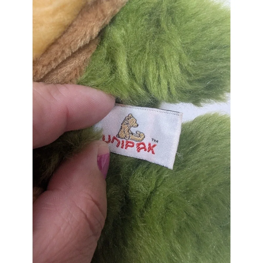 UNIPAK Designs Plush Turtle Green Brown 11